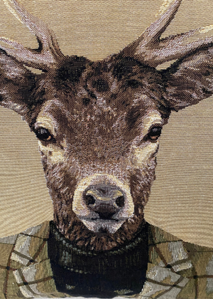 Cushion - Stag With Turtleneck