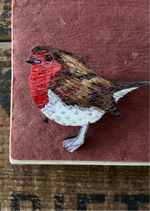 Brooch - Robin