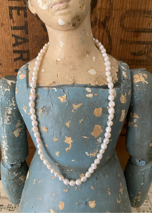 Necklace - Pearl 40cm