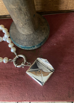 Pendant - Sterling Silver Opening Envelope