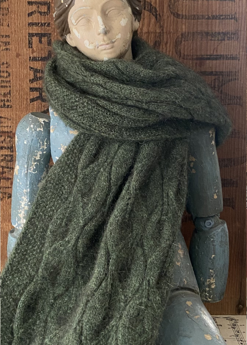 Scarf - Possum - Jungle - Leaf Design