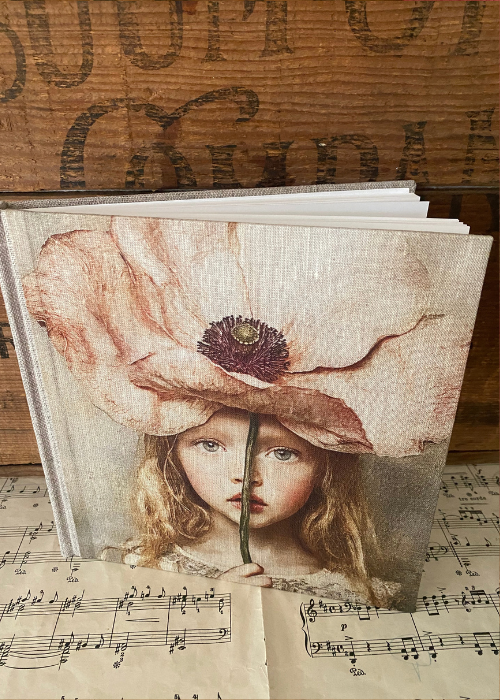 Notebook/Journal - Girl With Poppy