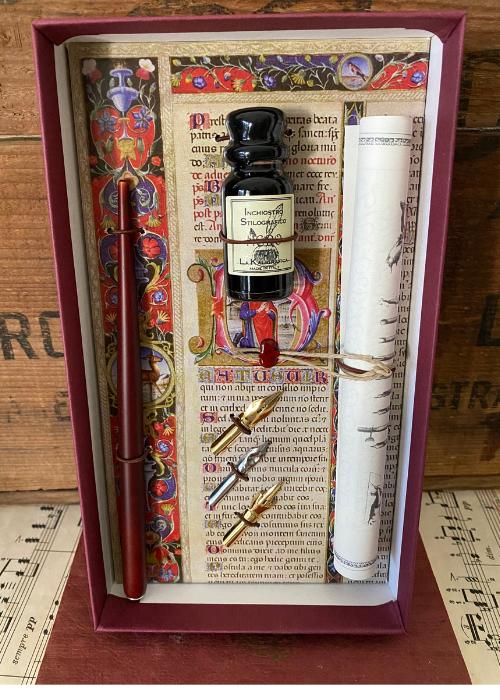 Calligraphy Pen - Medieval Presentation Box