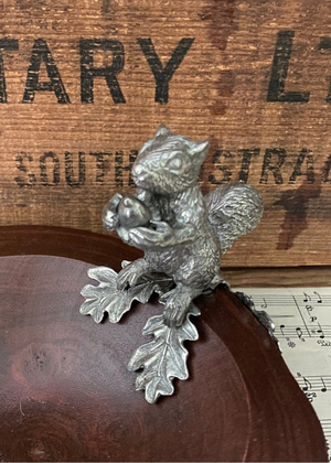 Bowl - Squirrel Wood And Pewter