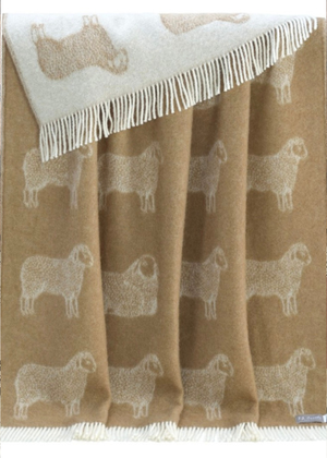 Throw - Sheep - Brown