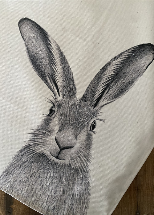 Tea Towel - Hare