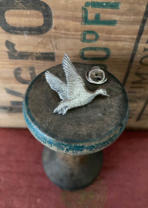 Brooch - Pewter Duck