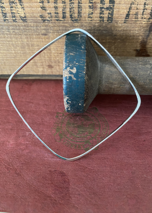 Bangle - Square - Sterling Silver