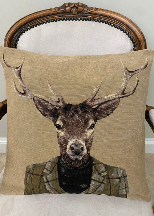 Cushion - Stag With Turtleneck