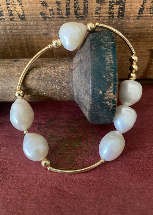 Bracelet - Fresh Water Pearl And Gold Filled