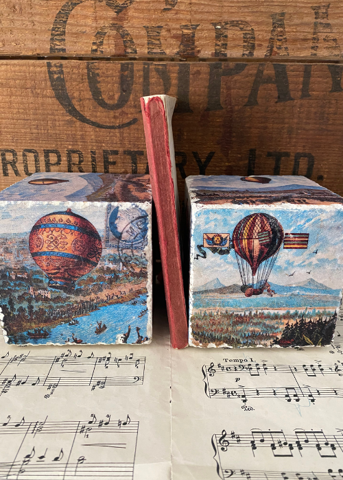 Bookends - Hot Air Balloons