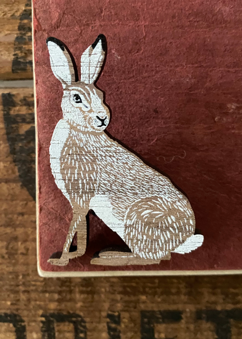 Brooch - Wild Hare