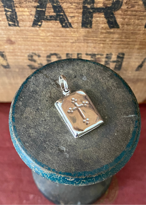 Locket - Sterling Silver With Cross