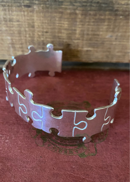 Cuff - Sterling Silver - Puzzle