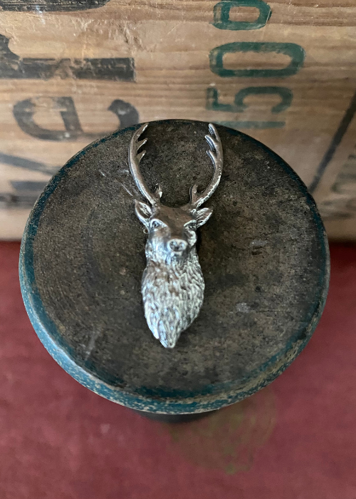 Brooch - Pewter Stag