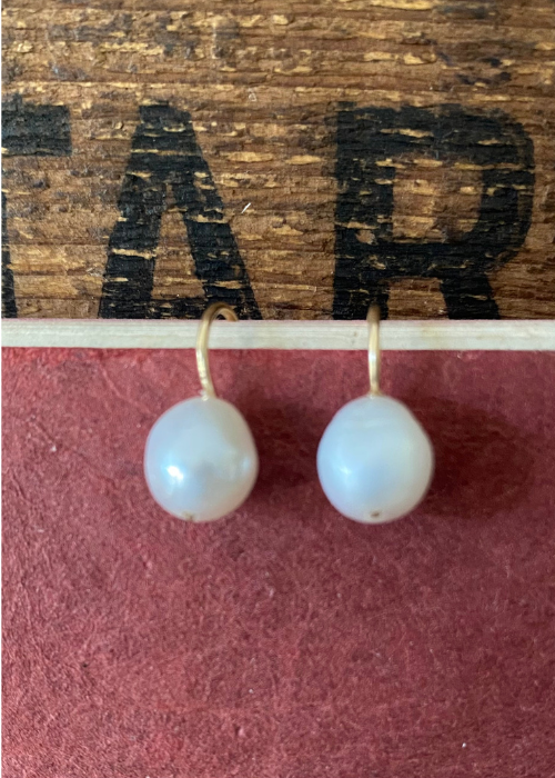 Earrings - Fresh Water Pearl And Gold Filled