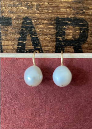 Earrings - Fresh Water Pearl And Gold Filled