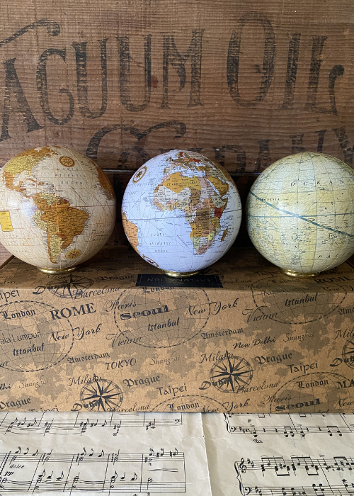 Globes - Exploration - Set Of Three