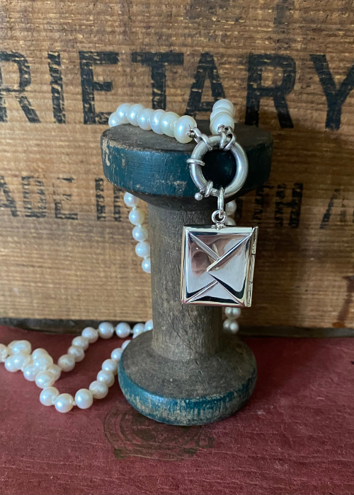 Pendant - Sterling Silver Opening Envelope