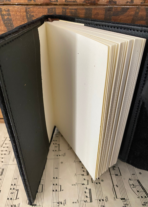 Calligraphy Set With Black Leather Journal