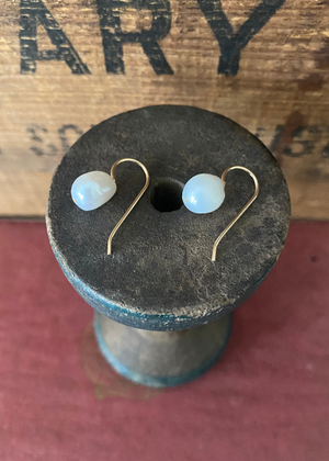 Earrings - Fresh Water Pearl And Gold Filled