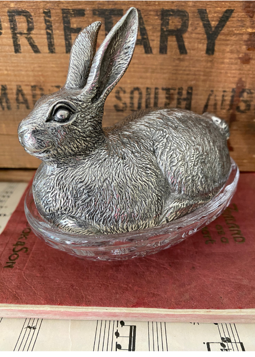 Butter Dish - Rabbit