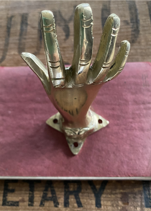 Wall Hook - Brass Hand