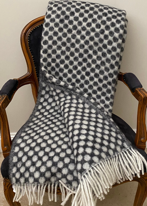 Throw Rug - Black Spot