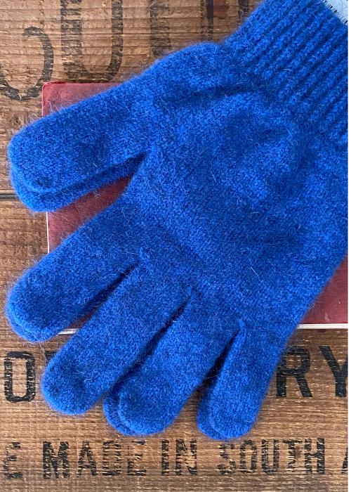 Gloves - Possum - Medium - Cornflower