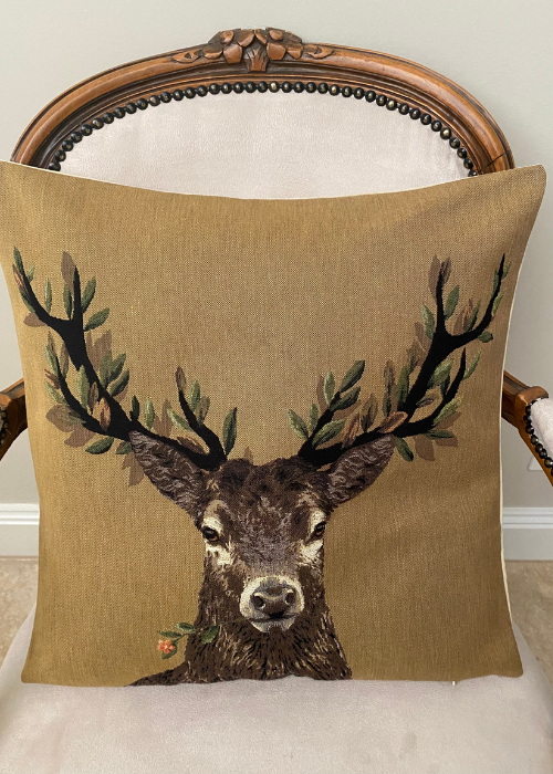 Cushion - Stag Pink Edelweis