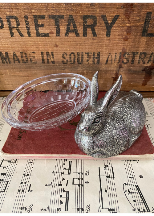 Butter Dish - Rabbit | Ironstone Cottage - Barossa