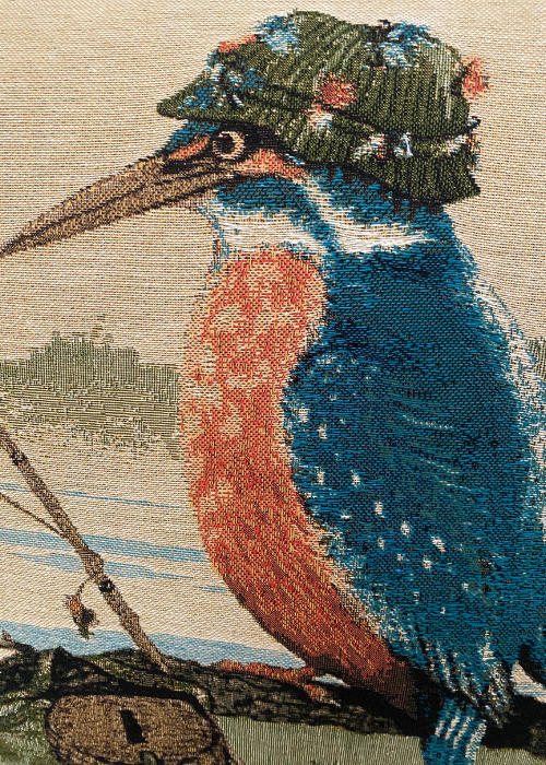 Cushion - Kingfisher The Fisherman