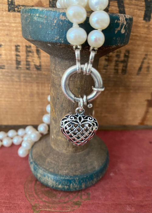 Pendant - Sterling Silver Filigree Heart