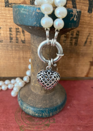 Pendant - Sterling Silver Filigree Heart