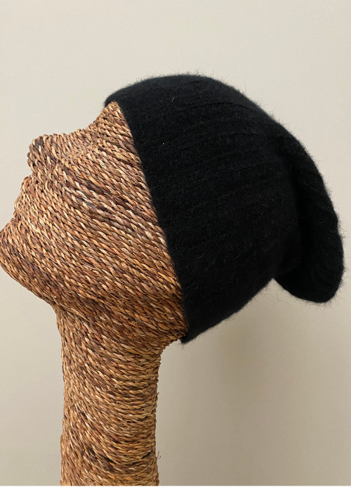 Beanie - Ribbed Black