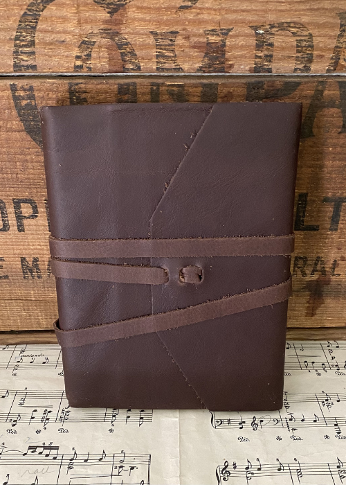 Journal - Leather Refillable Wrap