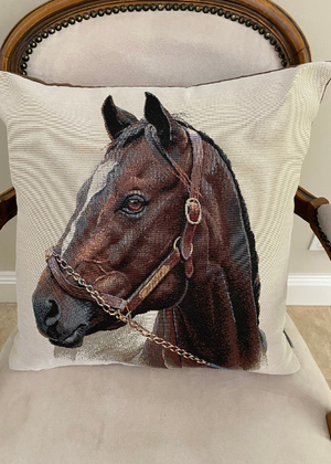 Cushion - Chestnut Horse