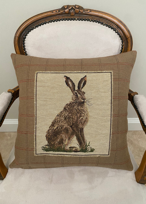 Cushion - Country Hare Left Facing