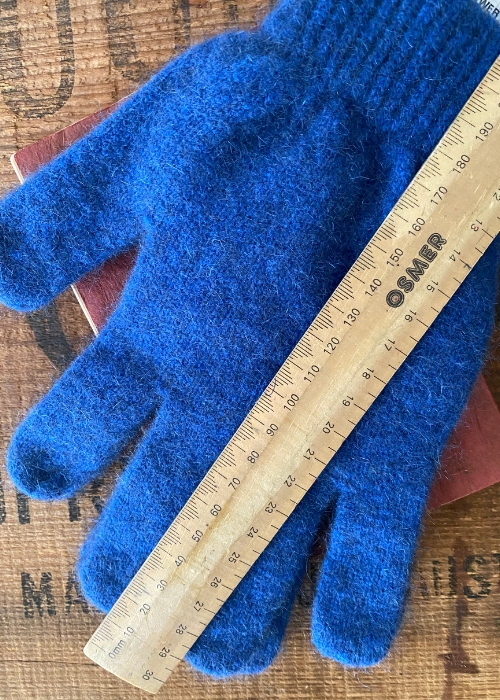 Gloves - Possum - Large - Cornflower