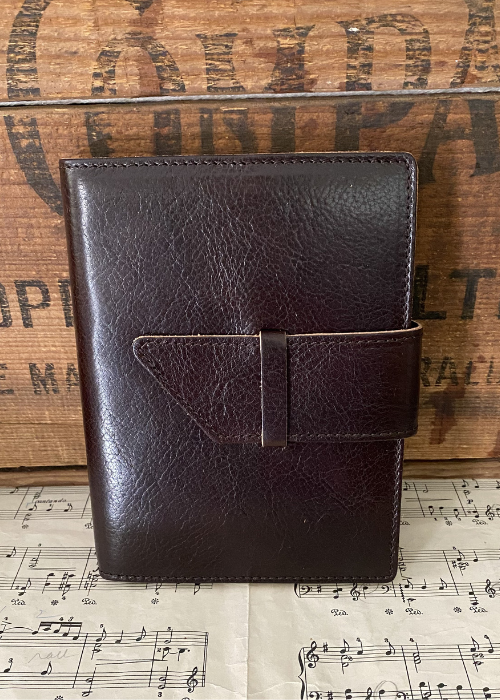 Journal - Leather Refillable With Flap Closure