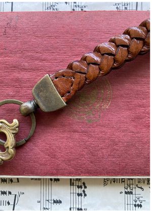 Keyring - Leather Plaited