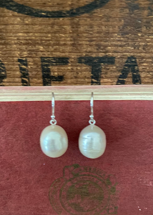 Earrings - Fresh Water Pearl - Sterling Silver