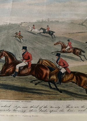 Table Runner - English Riding Theme
