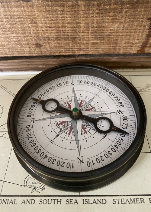 Compass - Brass With Engraving