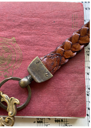 Keyring - Leather Plaited