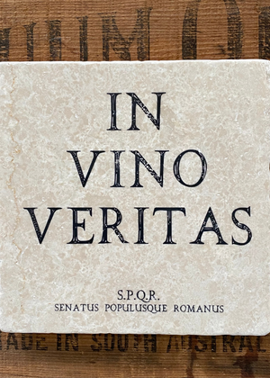Marble Board - In Vino Veritas