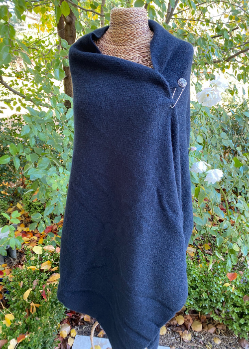 Shawl / Wrap Possum Merino - Black