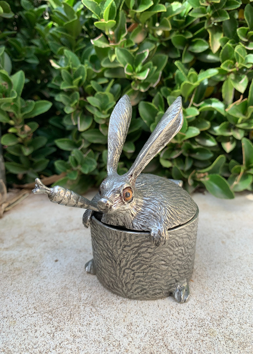 Hare Condiment Pot