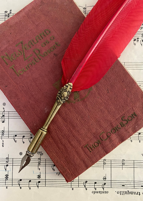 Calligraphy Quill Pen - Red