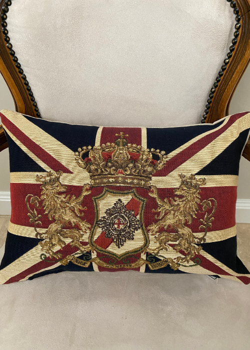 Cushion - Union Jack Crest Oblong